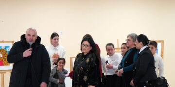 «მოაზროვნე მხატვრები»- შემოქმედებითი აქტივობა ლენტეხში